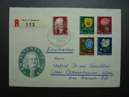 1958 R-FDC Pro Juventute, Fr. 5.-- / illustriert SBK 60.--