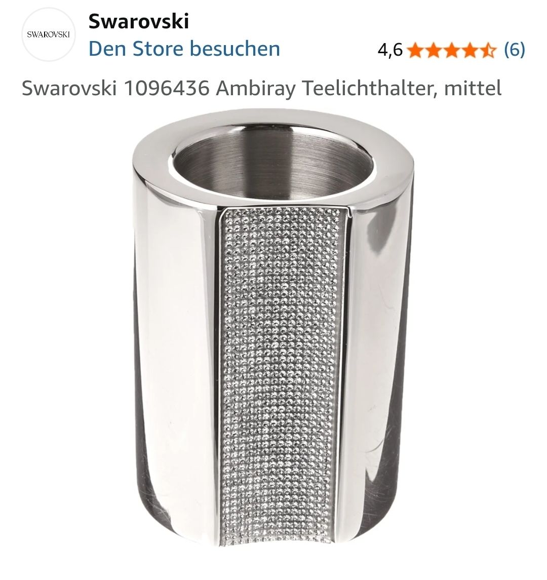 Swarovski Portacandele: Swarovski pot à crayons cristal  – Usato da Tannay venduto da v1n1p00h