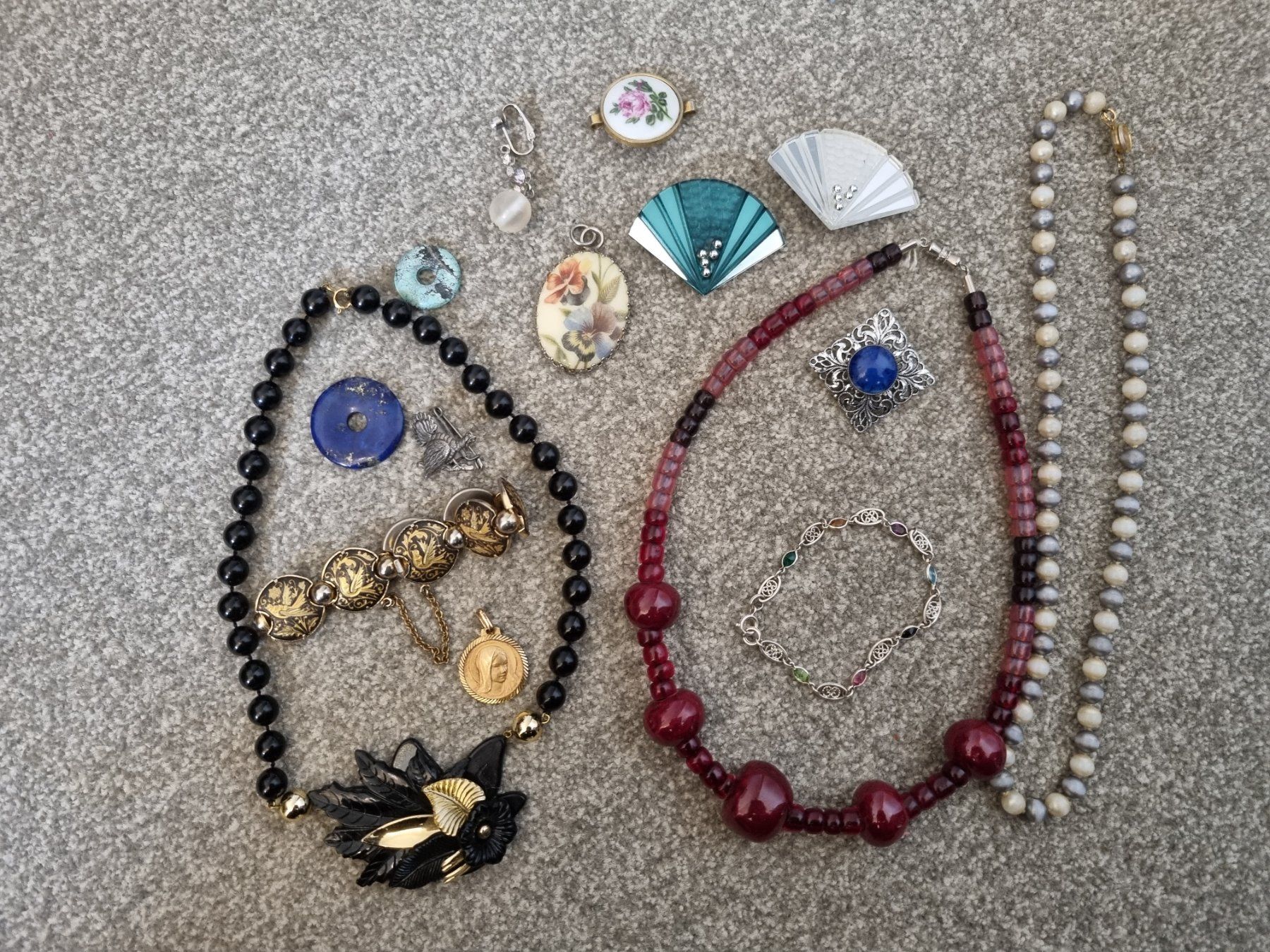 Sonstiger Schmuck: Schmuck Konvolut Lot – Gebraucht aus Meggen von