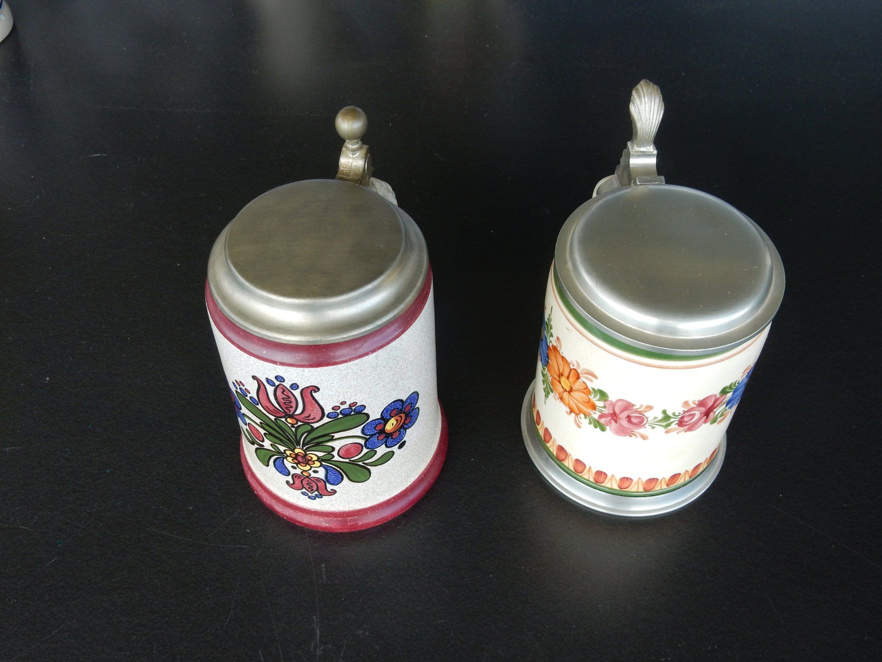 Bicchieri: 6 Bierkrüge mit Zinndeckel – Usato da Neuenegg venduto da wisteibe 4