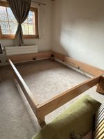 Holzbett Natur 160x200cm gut erhalten