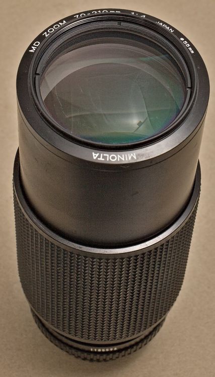 Objectif MINOLTA MD Zoom 70-210 mm F4 pour Appareil Photo Argentique