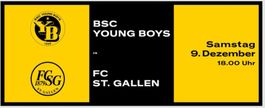 YB - FC St. Gallen, 09.12., 2 Tickets ab 45 Fr., Sektor B7