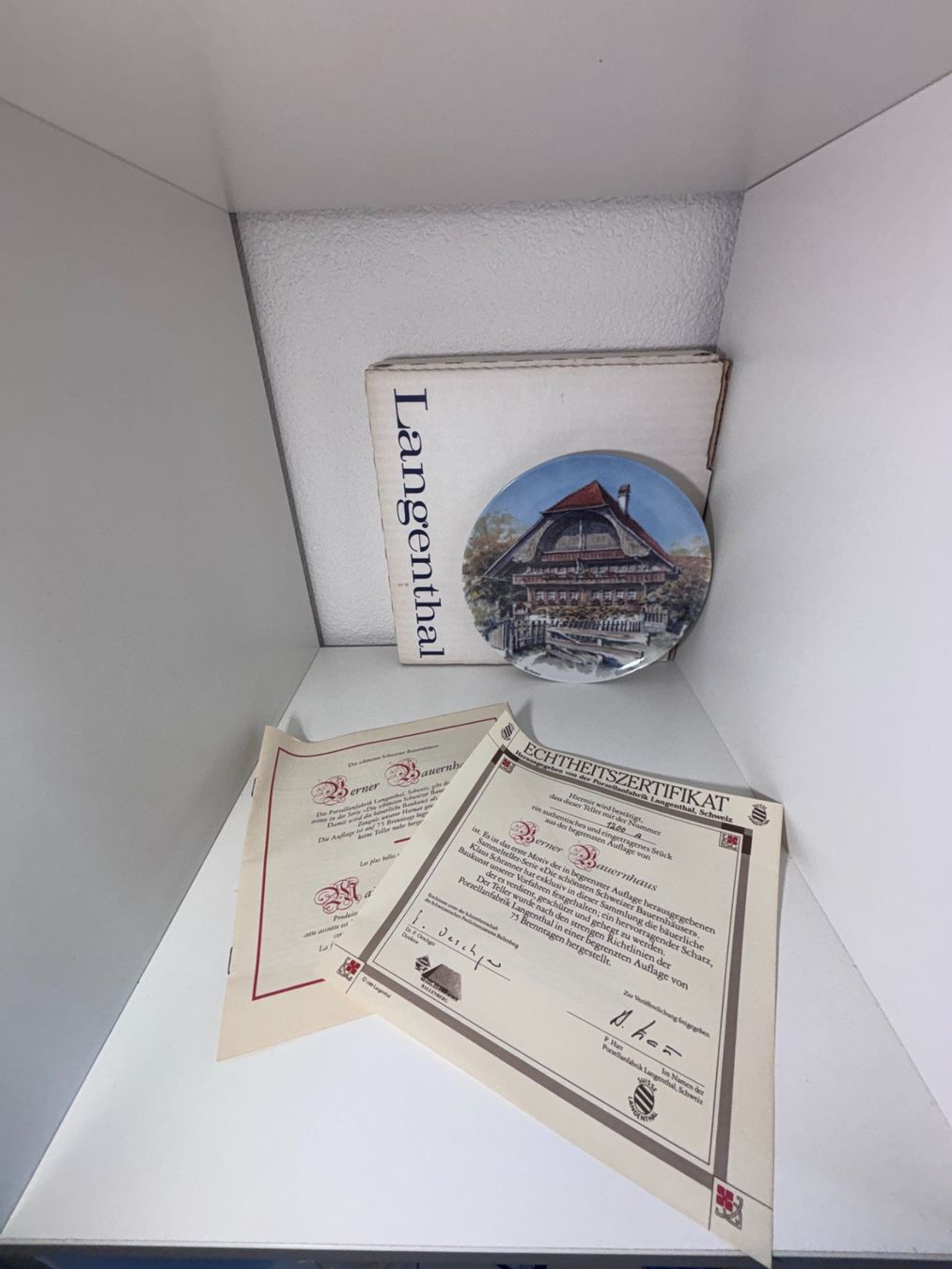 Teller: Die schönsten schweizer Bauernhäuser Teller (4 Serie) – Neu und originalverpackt aus Unterlangenegg von nic_np5d 2