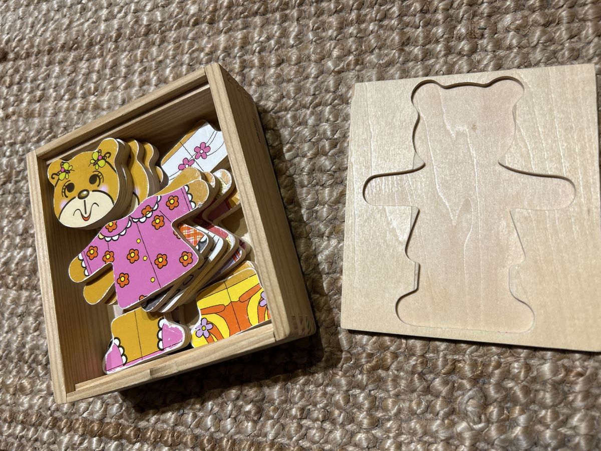 Eichhorn Puzzle: Holzpuzzle Bär – Usato da Dottikon venduto da cimar 3