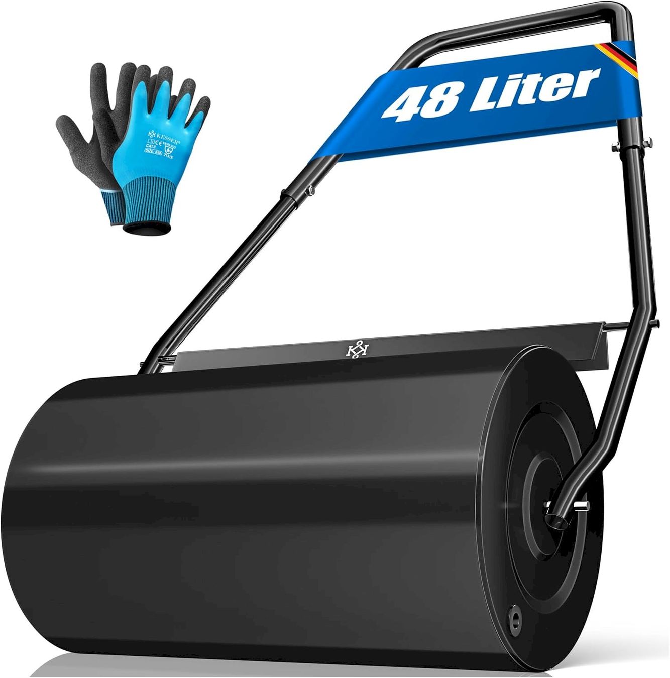 Attrezzi per la lavorazione del suolo: KESSER Rasenwalze 48l 60cm schwarz – Nuovo e nell'imballaggio originale da Bottighofen venduto da zaap
