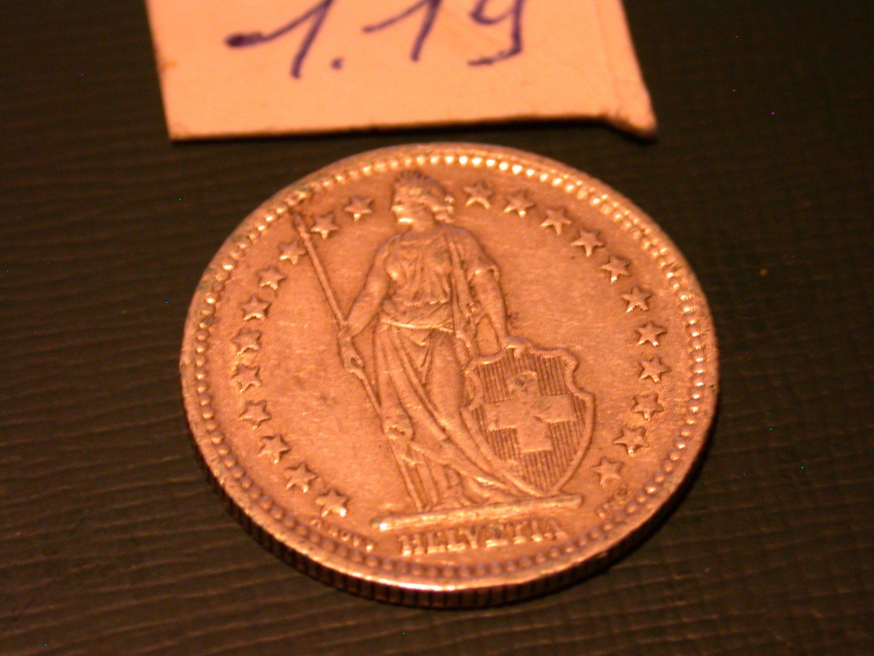 Tutti le monete: Silbermünze 2 Franken 1941 – Usato da Niederwil SG venduto da Beinhart954 1