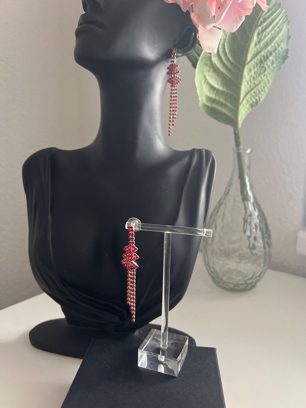 Orecchini pendenti & Orecchini a lobo: Schöne rötliche Ohrringe – Usato da Seon venduto da Sunny-Schmuck78