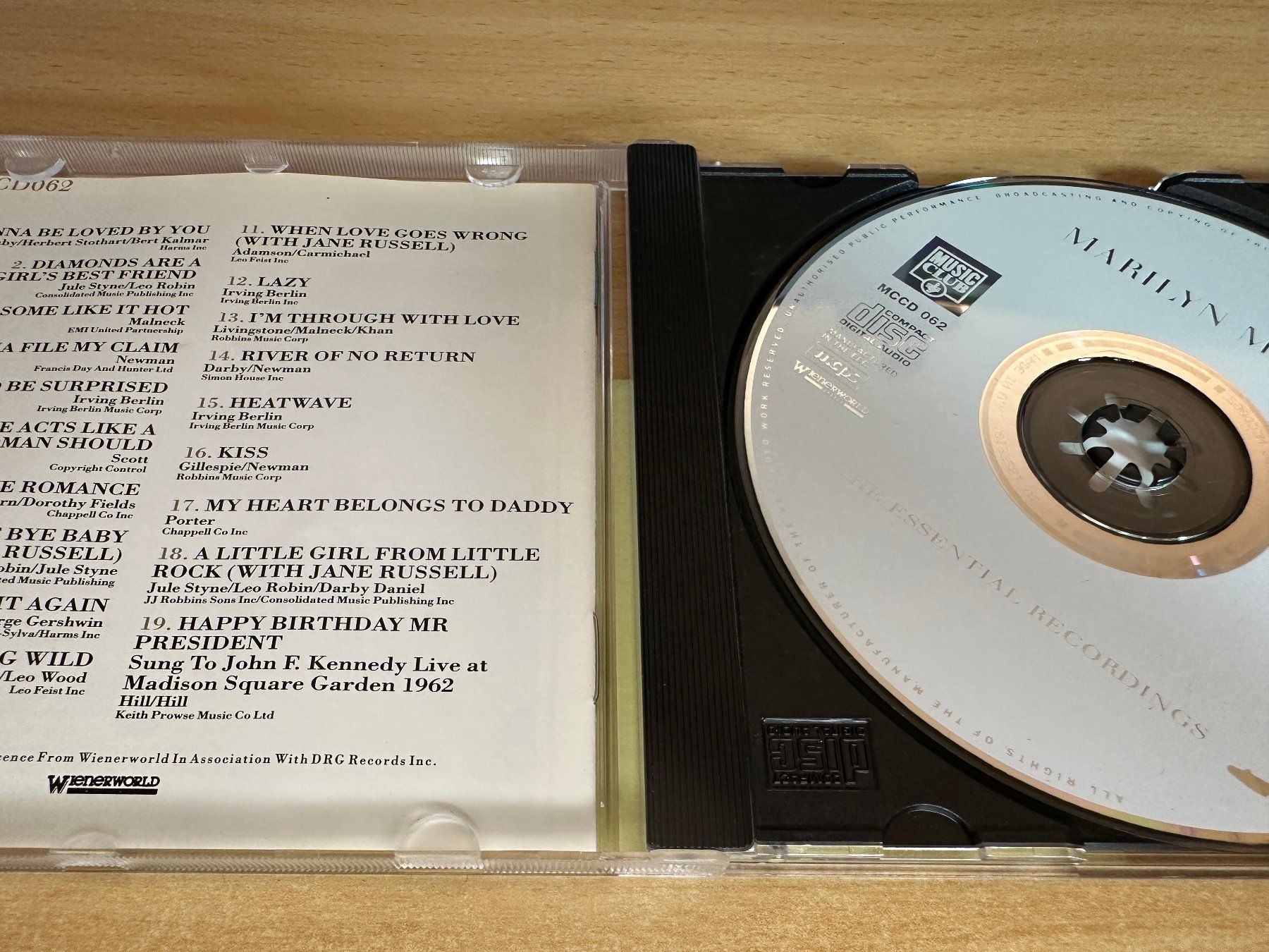CDs: F6 Marilyn Monroe – The Essential Recordings – Gebraucht aus Rikon im Tösstal von Alpenmutz 2