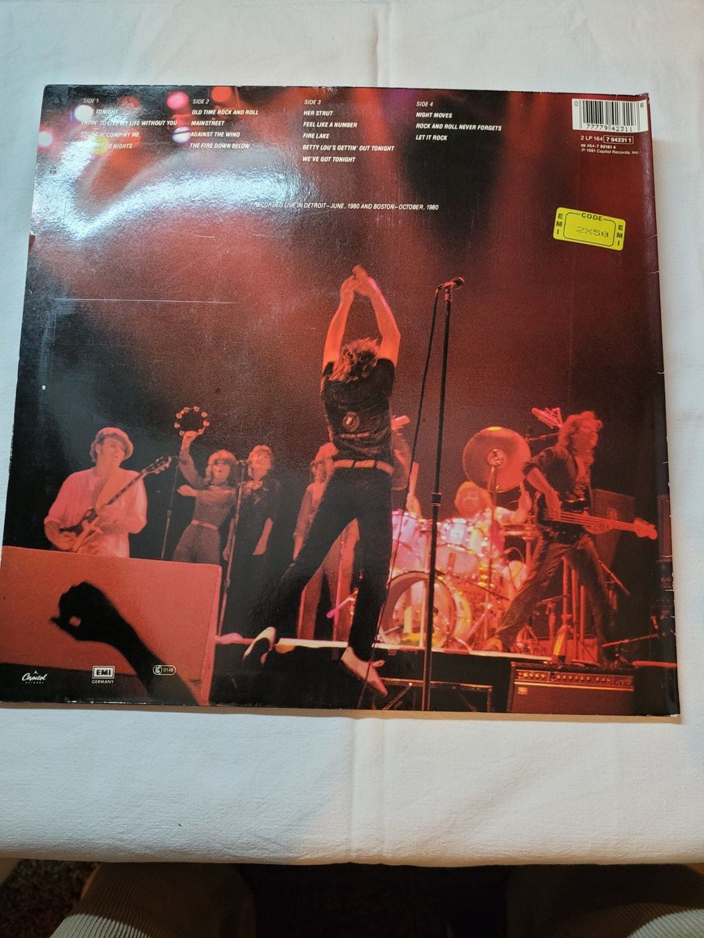Dischi in vinile: Bob Seger - Nine Tonight (Double Vinyle) – Usato da La Chaux-de-Fonds venduto da NOUVELLE.CH 1