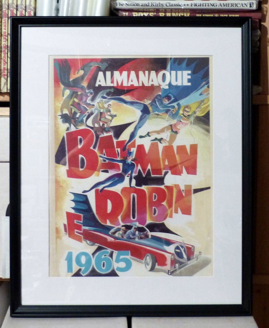 Foto & Immagini: BATMAN E ROBIN ALMANAQUE 1965 BATMOBILE REPRO PRINT POSTER – Usato da Lugano venduto da YouWantUS 1