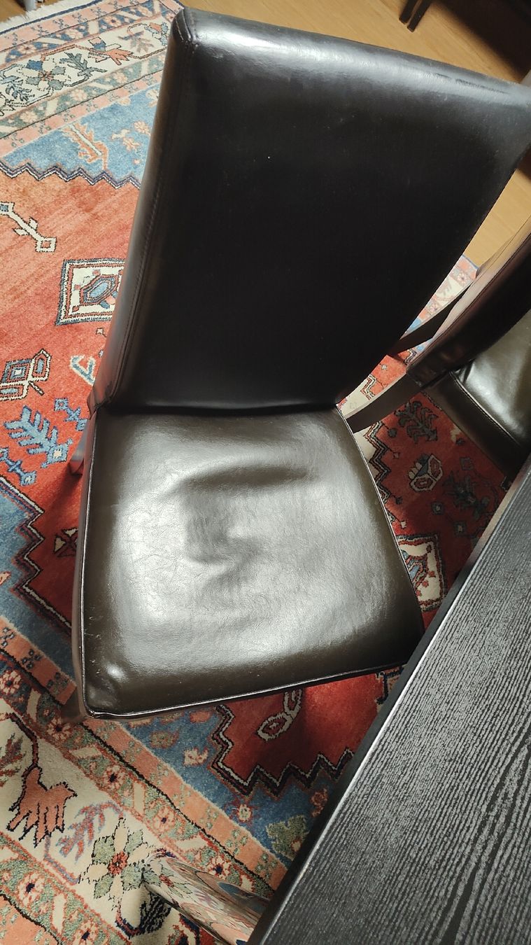 Tavoli: Holtz Esstisch mit echt Leder Stuhl – Usato da Tann venduto da Samimi02 5