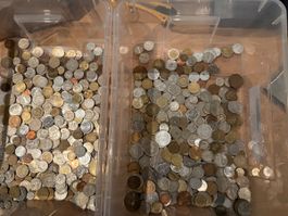 Pièces de monnaies de divers pays 4.5kg