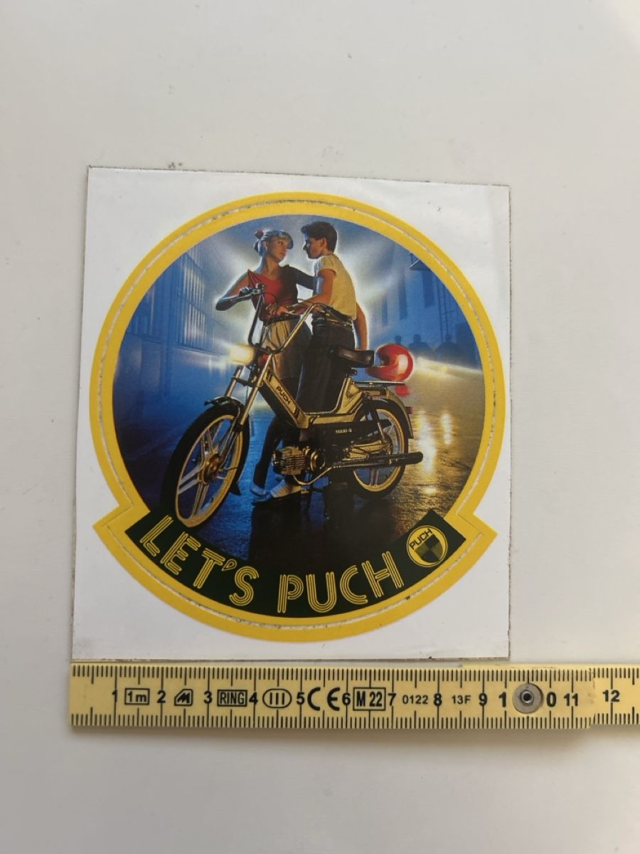 Sticker: Puch Mofa Aufkleber "Let's Puch" ! – Nuovo (secondo la descrizione) da Guttet-Feschel venduto da Swissdarter