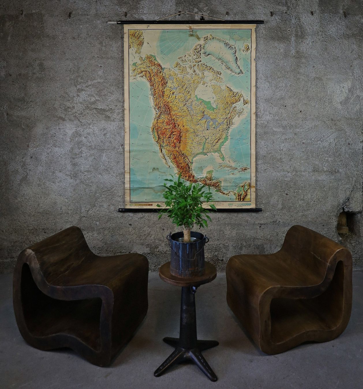 Sgabelli: Paar Indonesische "Loop Lounge Chairs" / Hocker – Usato da Birrwil venduto da brandschatz_birrwil 7