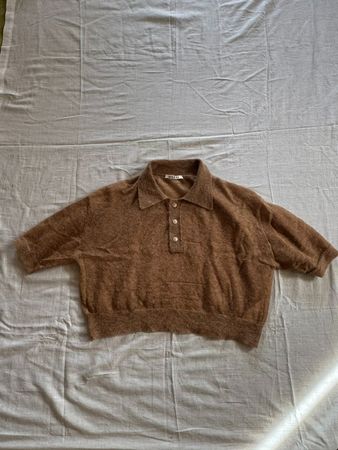 Auralee Mohair Polo Grösse 2