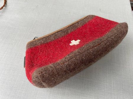 Schweizer Heimatwerk Tasche Kosmetik Beutel Stil Design