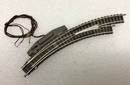 Fleischmann 9169 N: 2x elektr. Bogenweichen rechts - geprüft