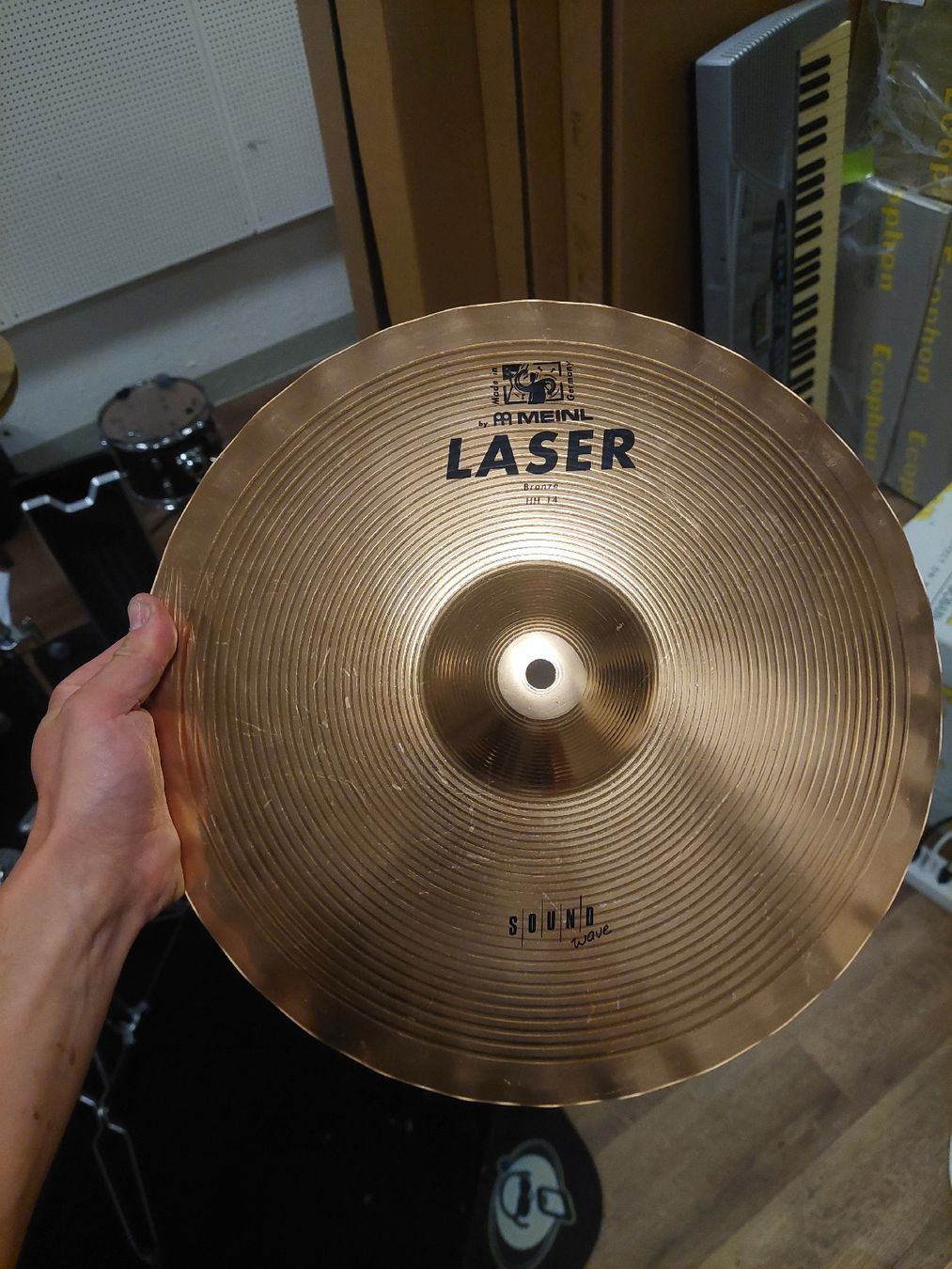 Meinl Musikinstrumente: Cymbal: crash 16/hihat 14: Meinl splash: Zildijan – Gebraucht aus Luzern von Tony_S