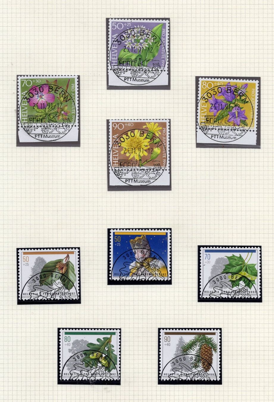 Alle Briefmarken: R2567  /  Pro juventute obl. centrales 1978-1992 – Neu (gemäss Beschreibung) aus Ste-Croix von MONT-TAGNAC 3