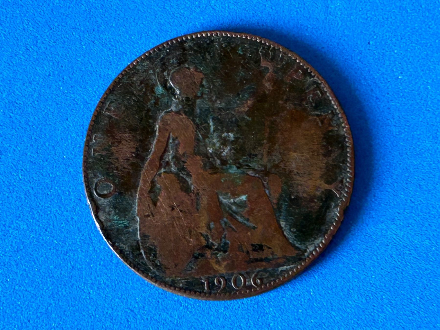 Tutti le monete: UK - 1 Penny - Edward VII 1906 – Usato da Corcelles NE venduto da AJKader