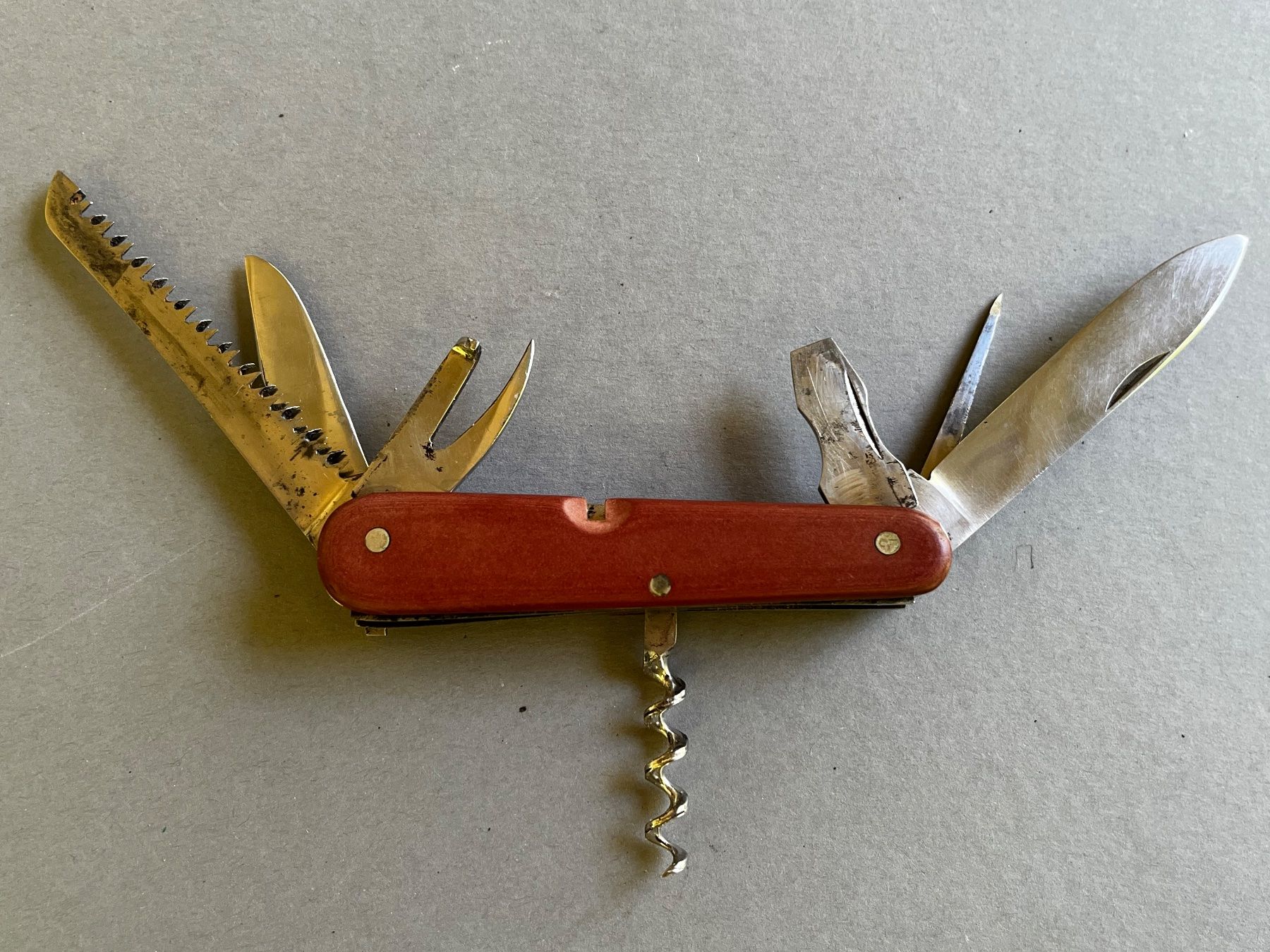 Taschenmesser: Altes Sackmesser 90 mm mit Säge - selten – Gebraucht aus Zürich von FV.vintage 2