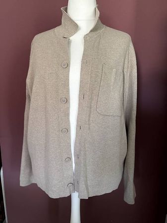 Herren Cardigan (Strick Jacke) beige