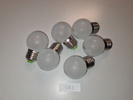 LED Bulb-Lampen, 220V 1.2W white, E27