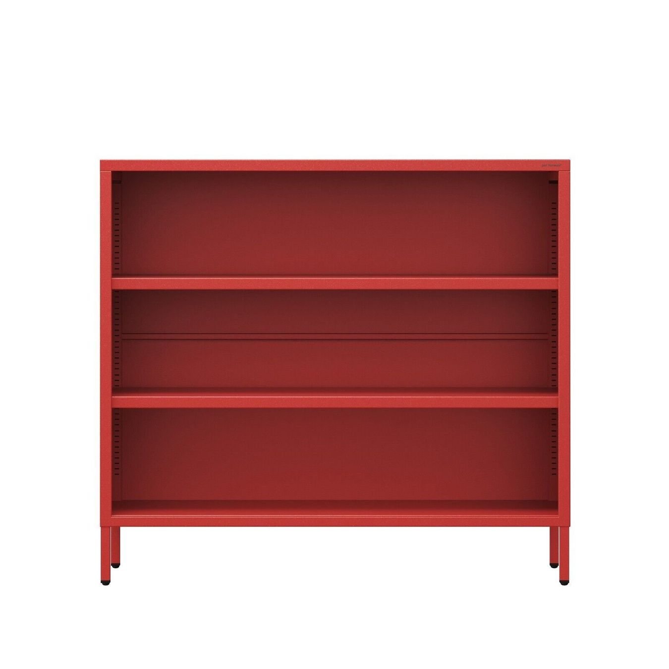 Scaffali: Bücherregal mit 3 Fächern - Metallregal Glitzernd - ROT – Nuovo e nell'imballaggio originale da Wallenwil venduto da toesstal-vertrieb 2