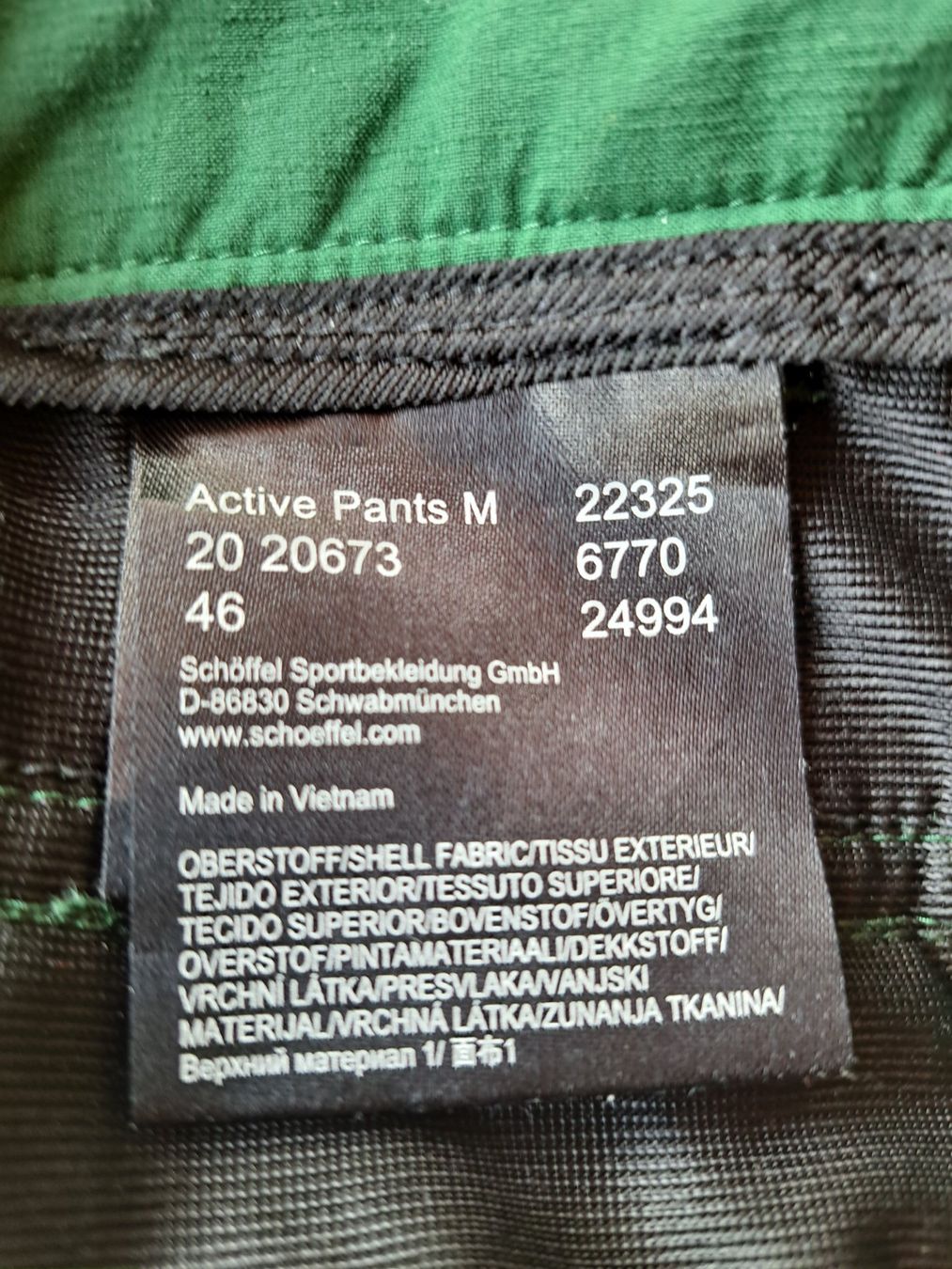 Schoeffel Pantaloni: Schöffel Active Pants M (Herren) – Usato da Meggen venduto da Ricardokoch 3