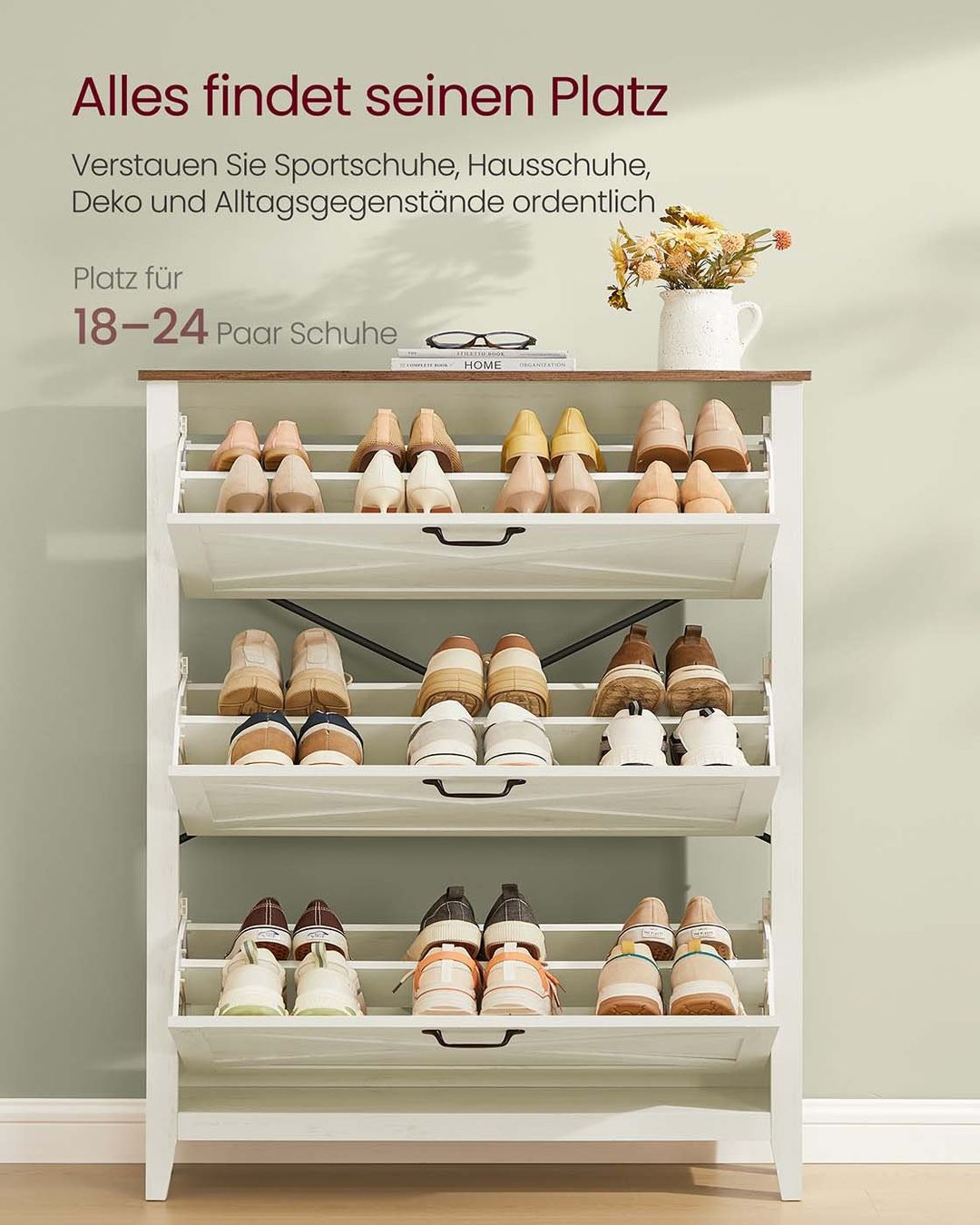 Armadi: Schuhschrank mit drei Klappen – Nuovo e nell'imballaggio originale da Lachen SZ venduto da MAMORU-MOEBEL 3