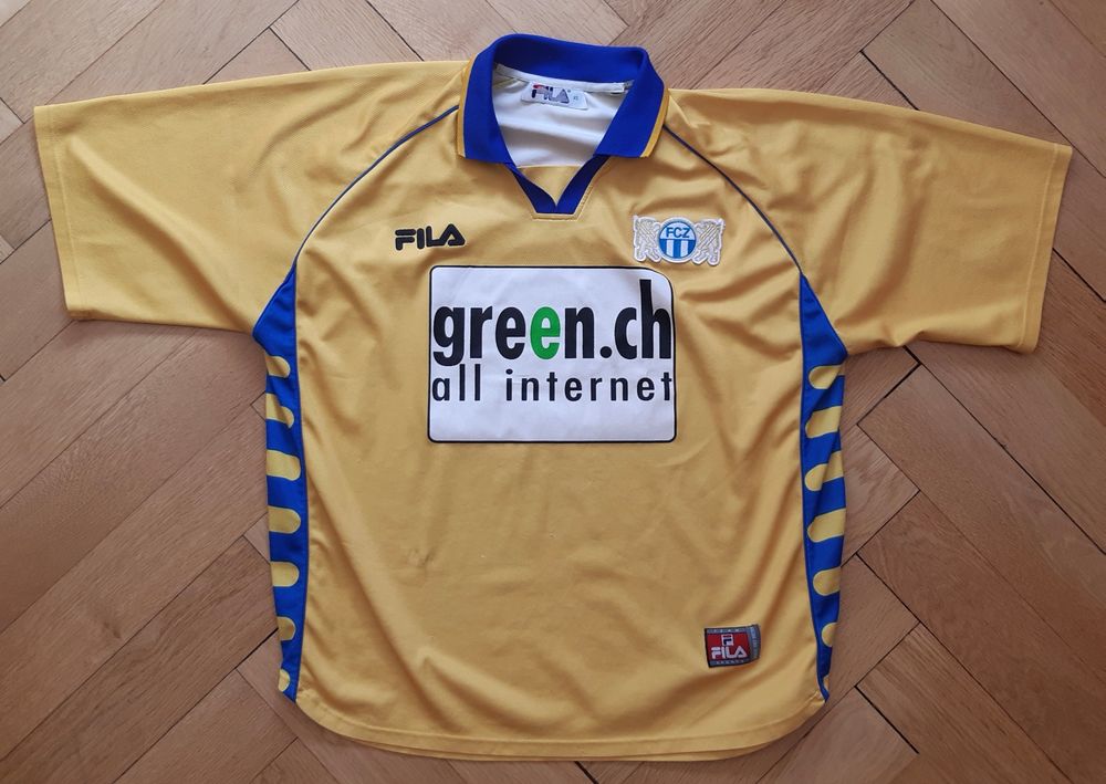 FC Zürich away Trikot 2001/02, FCZ, green.ch (Gebraucht) in Basel für ...