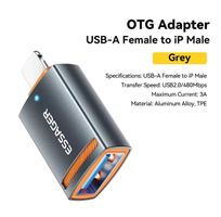 ESSAGER USB-A auf iP Lightning Adapter - OTG