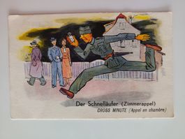 alte Feldpost-Karte, Militär, WK II, Rarität! gest. Aarau