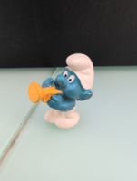 Figurine Schtroumpf musicien vintage 🎺🎶💙