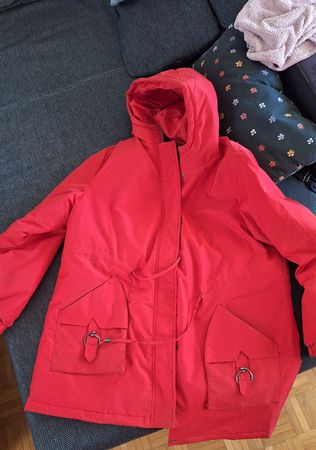 Übergangs Jacke Rot