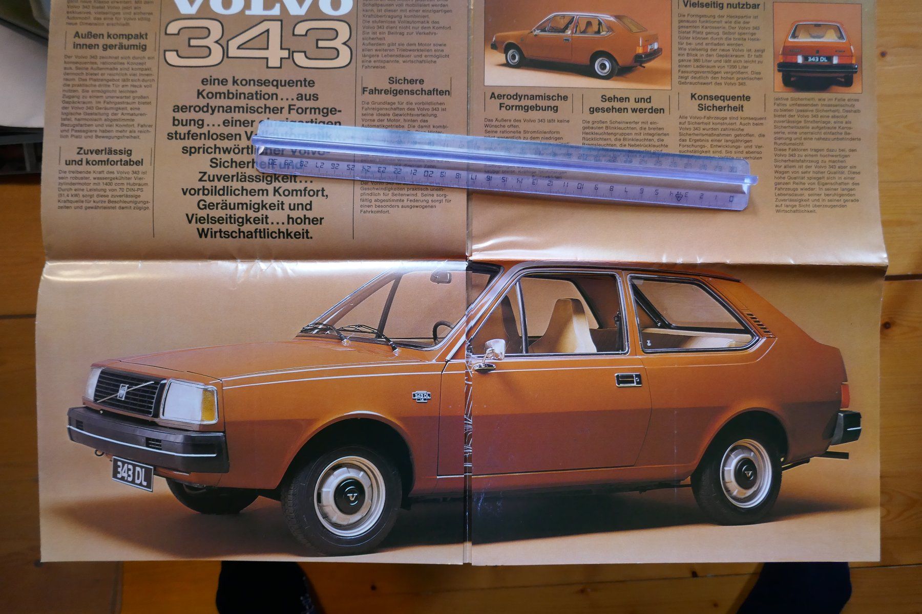 Volvo Dokumente: VOLVO  343  Originalprospekt – Gebraucht aus Madiswil von ML911 1