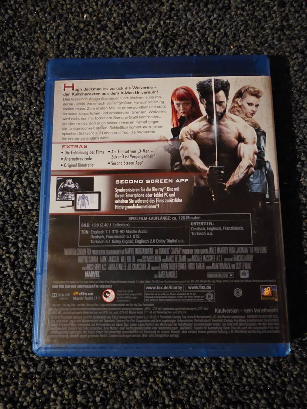 Tutti i DVDs: Wolverine Weg des Kriegers Blu-ray Disc – Usato da Ruswil venduto da jan_bxl5 1