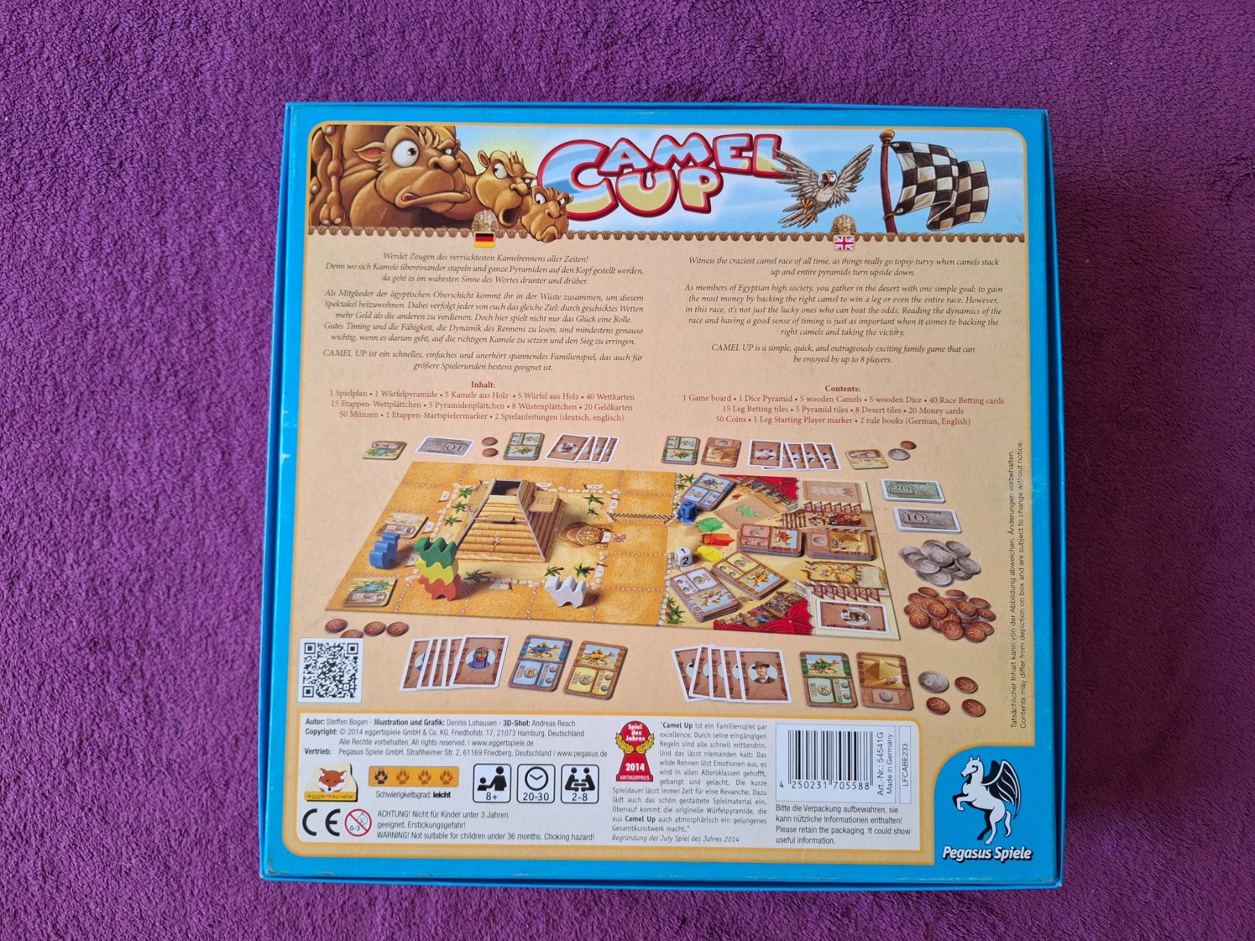 Pegasus Spiele Spiele: Pegasus Spiel - Camel up – Gebraucht aus Müllheim Dorf von Seeeule01 8