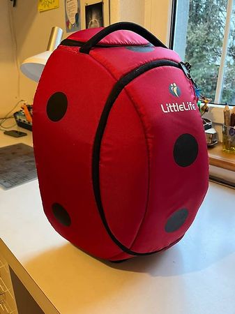 Littlelife Rollkoffer für Kinder, Marienkäfer, 20 Liter
