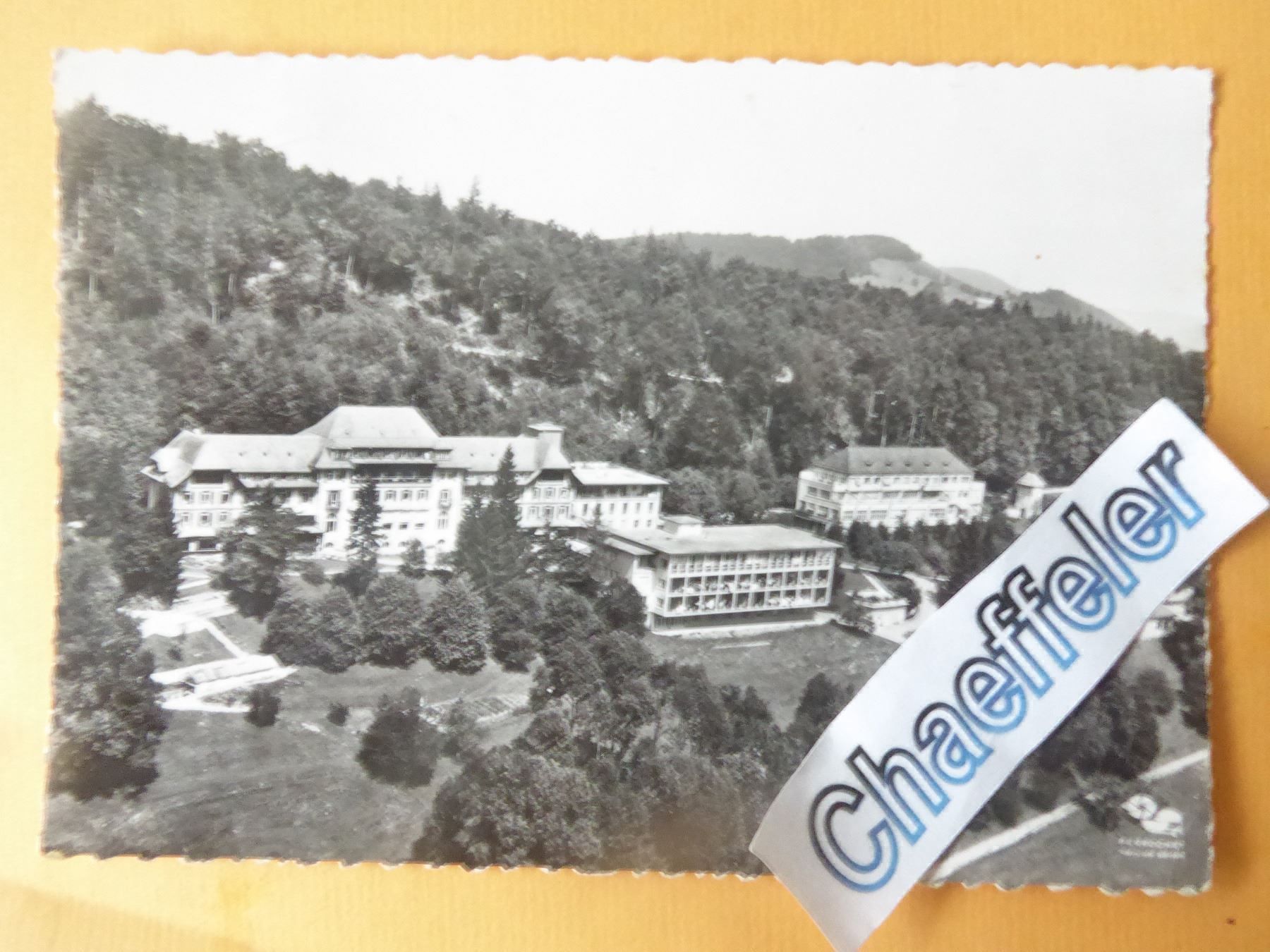 Cartoline postali: Mit dem Flugi über... Allerheiligenberg – Usato da Zürich venduto da Chaeffeler