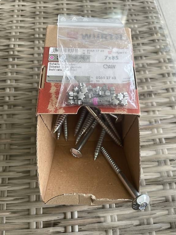 Alle Werkzeuge: Würth Sicherheitsschraube 7x85 – Gebraucht aus Blauen von Cudder 1
