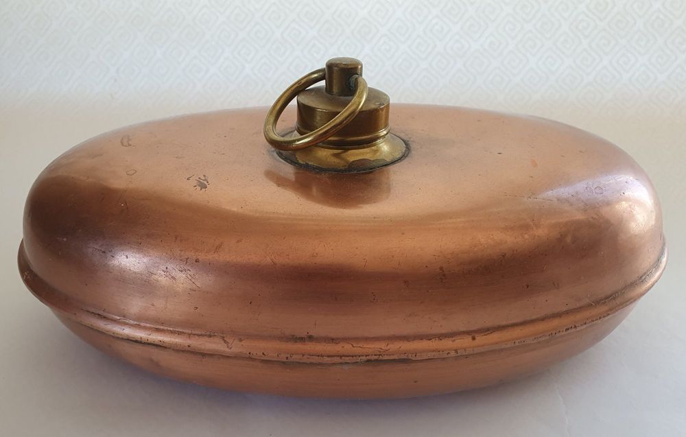 Bouillotte Ancienne En Cuivre