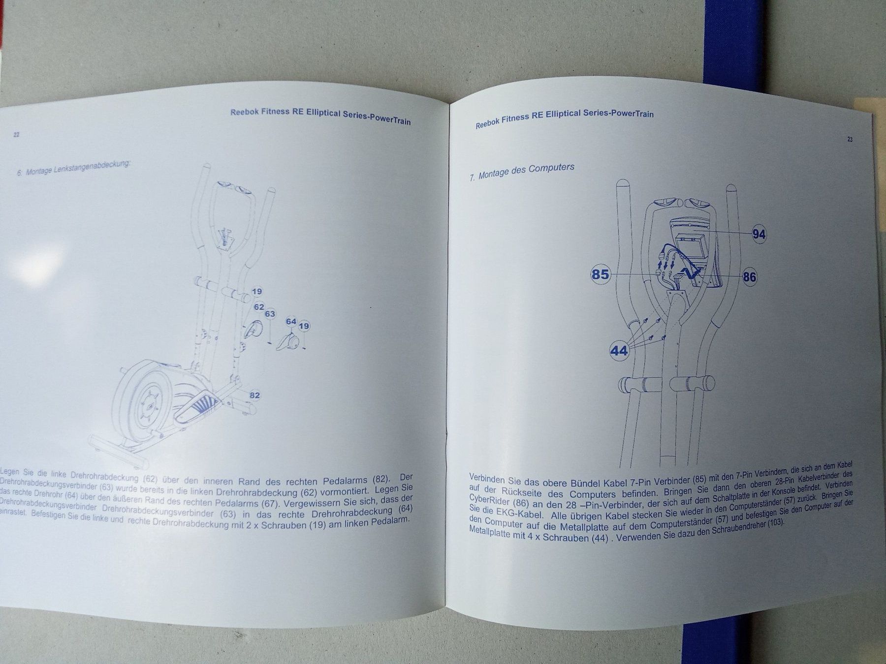 Reebok Vélos d'appartement: Crosstrainer Reebok Powertrain – D'occasion à Bilten par Bora3 7