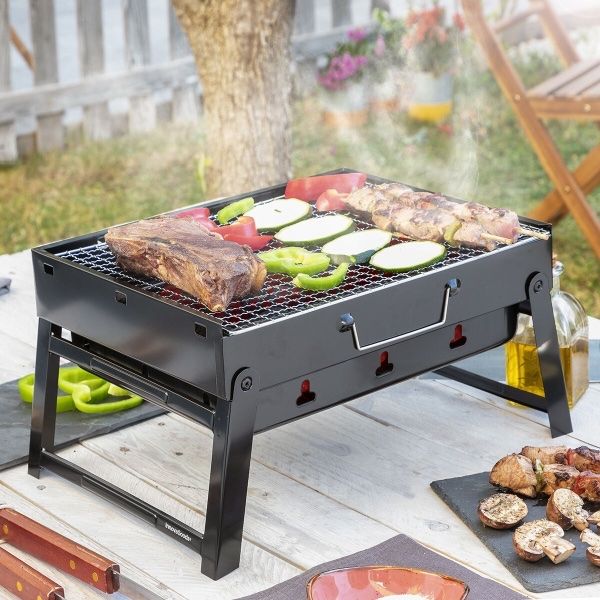 Knister Mobiler Holzkohle-Grill | Ideal Als Camping Produktbild-Vorschau 7