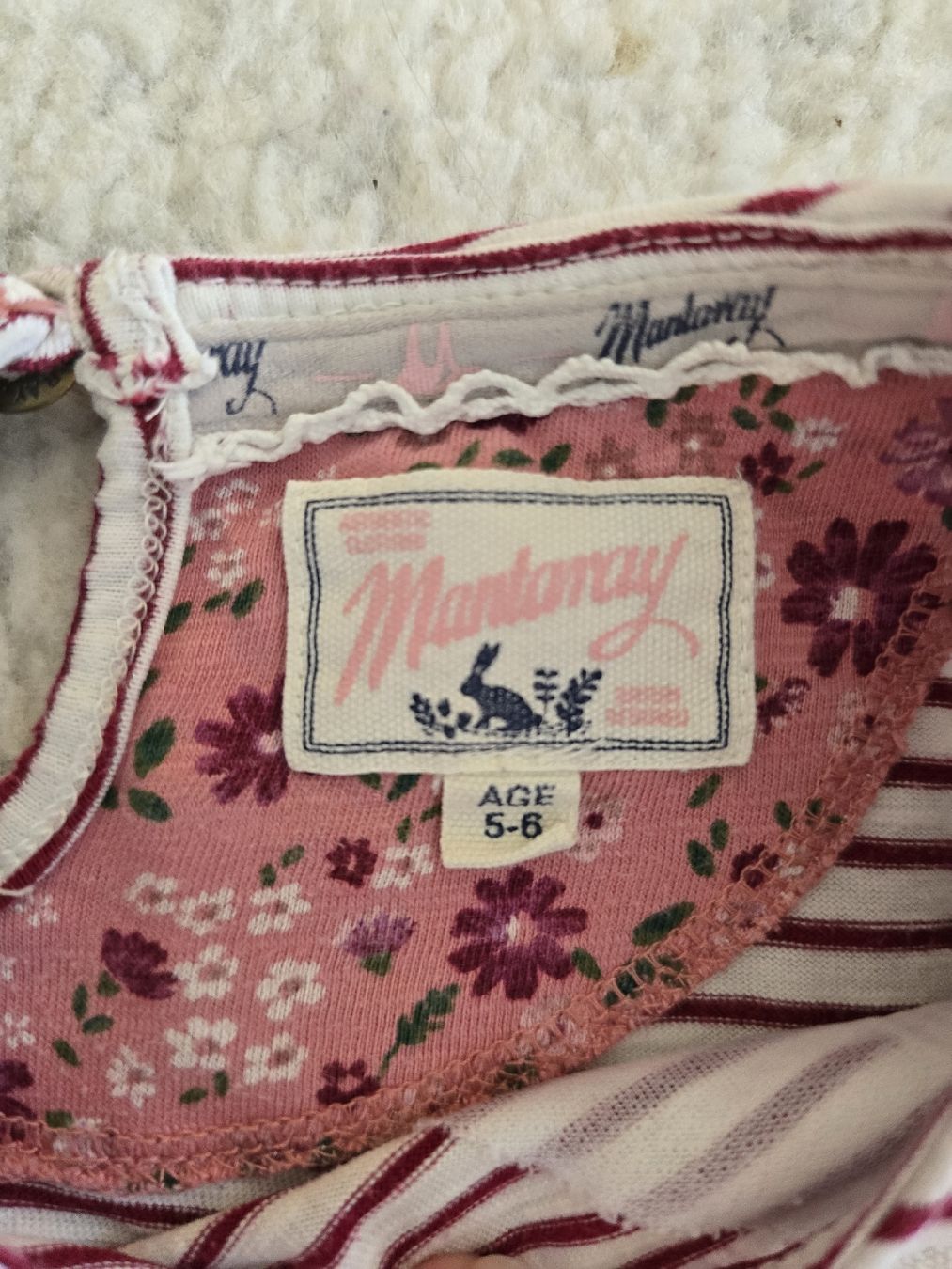 Vestiti & Gonne: Mädchen Langarmkleid Hase gr.104-110  – Usato da Unterentfelden venduto da Panda-87 2