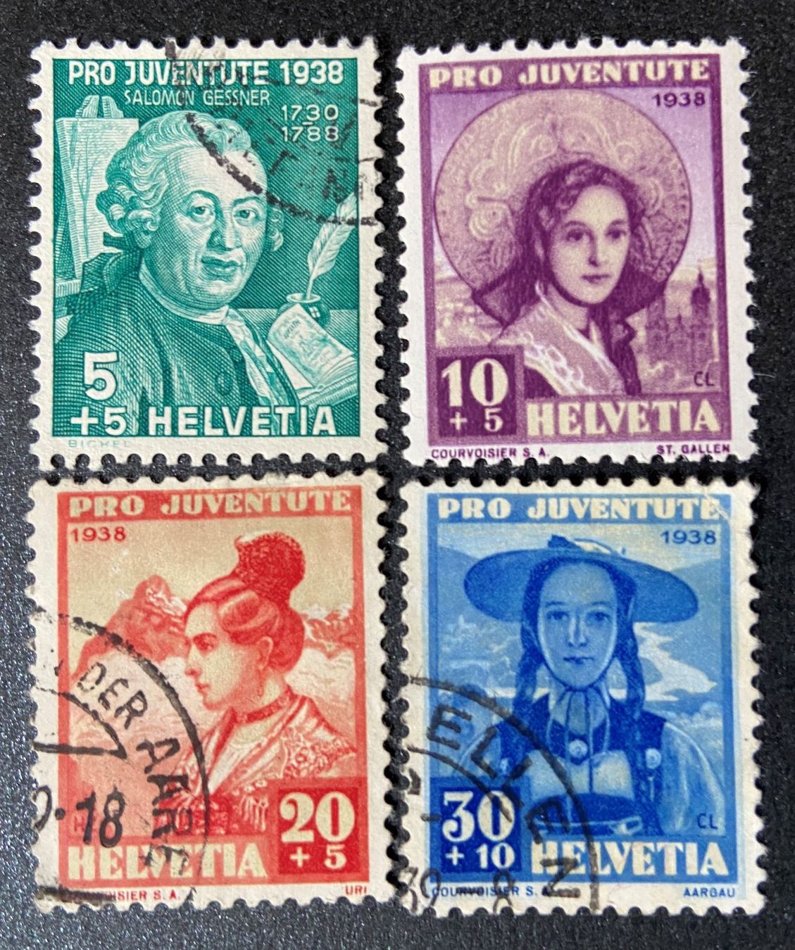 Tutti i francobolli: Lot  Pro Juventute Sätze 1932 - 1941 – Usato da Böckten venduto da Hansi36 6