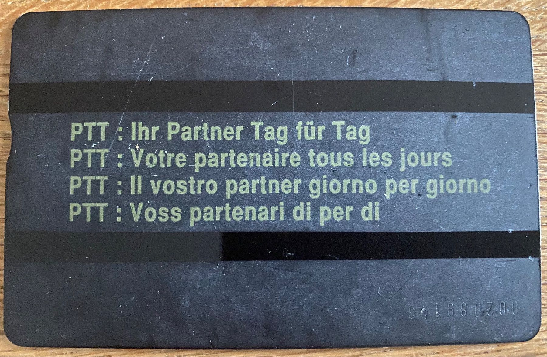 Swisscom Telefon- & Taxkarten: Taxcard PTT 20.- wie abgebildet – Gebraucht aus Gerlikon von jabadabadu 1