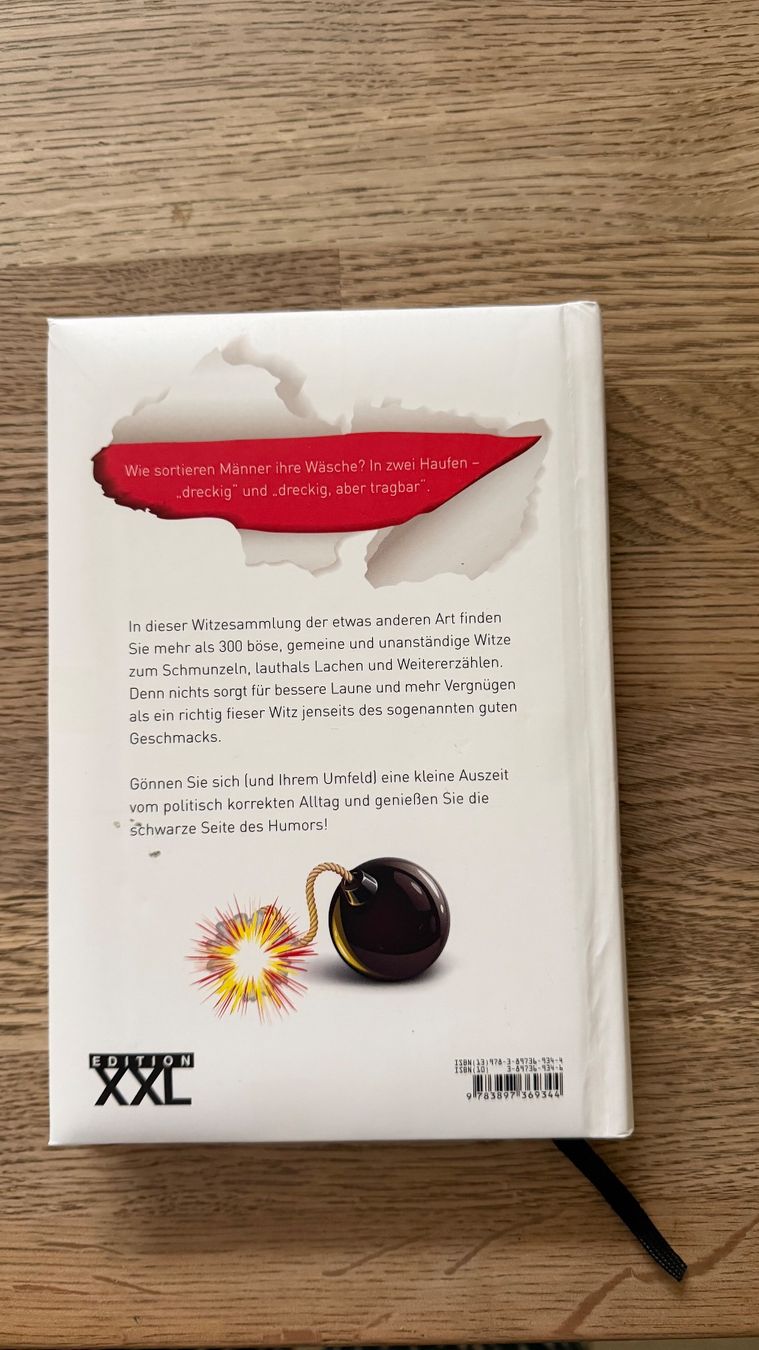 Libri: Schwarzer Humor Witze Buch – Nuovo (secondo la descrizione) da Wetzikon ZH venduto da Schrungus 1