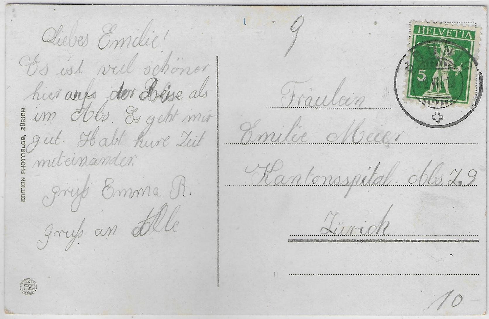 Cartoline postali: Lungern und das Wilerhorn - Litho – Usato da Ettingen venduto da Kartenplanet 1